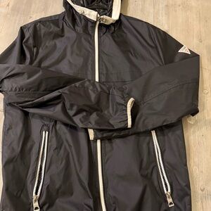 Guess Men's Black Hooded Jacket